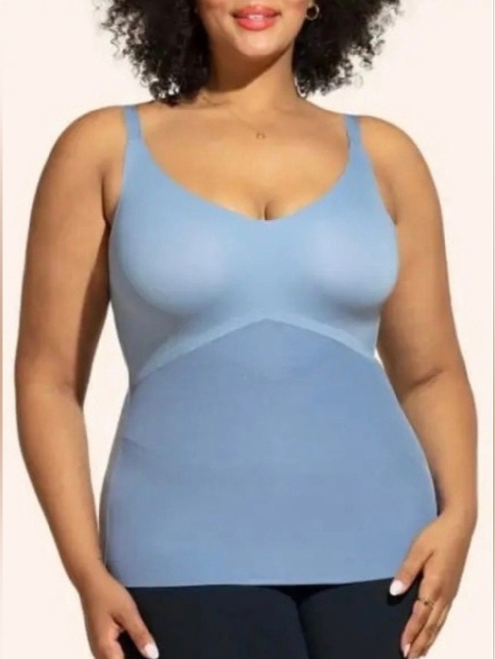 Honeylove Light Blue  Liftwear  Crisscross  Back Cami Top Size 3X